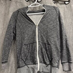 American Eagle Outfitters Gray Zip-Up Hoodie